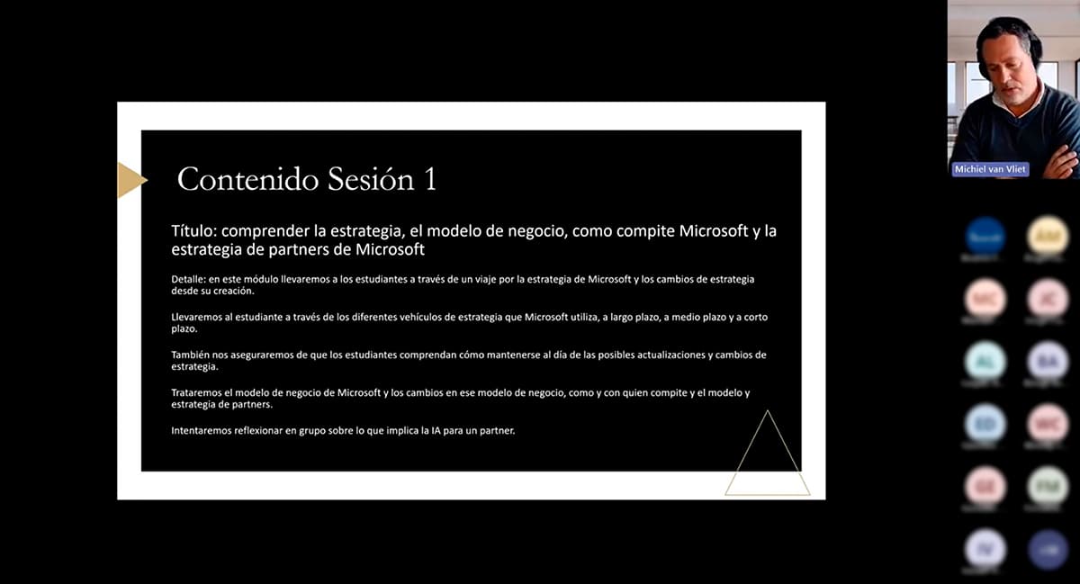 Sesión webinar PBU